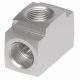 Brass Compression Fitting For Plastic, Copper, & Aluminum Tubing, 0.38 Inch Tube OD Union Tee