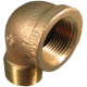 Brass Pipe Fitting, 2 Inch 90 deg Street Elbow