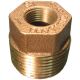 Brass Pipe Fitting, 1-1/2 x 1-1/4 Inch Hex Bushing