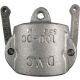 Aluminum Cam & Groove Adapter, 4 Inch Dust Cap