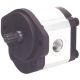 W900 Series Gear Pump, 0.49 cu in/rev, 2-Bolt SAE A Mounting Flange, 3/4 St.Keyed Shaft, SAE-12 Side Inlet, SAE-10 Side Outlet Ports, CW Rotation