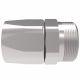 Brass Field Attachable 338 B Series Air Brake Hose End, 0.38 Inch Male NPT, -08 Hose