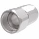 Steel Reusable 1 Wire Braid Reduced Bore Three-Piece Fitting, 1-5/16-12 Female JIC 37 deg Flare Swivel, -16 Hose, Straight