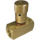 Steel Inline Easy Read Needle Valve, Female 1/8-27 NPT Ports, Up to 4.50 GPM & 5000.00 PSI