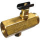 Steel Inline Flow Control Valve, Female 1/4-18 NPT Ports, Up to 3.00 GPM & 5000.00 PSI