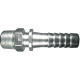 Steel Medium Shank Combination Nipple, 1.00 Inch ID Hose Barb To 1 Male NPT