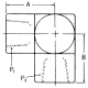 Steel Adapter, 1/4-18 Female NPT To 1/8-27 Female NPT, 90 deg Elbow