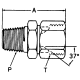 Steel Adapter, 1/4-18 Male NPT To 1/2-20 Female JIC 37 deg Flare Swivel, Straight