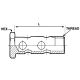 Double Metric Banjo Bolt, M 14 x 1.5 mm Metric Thread,  mm Long