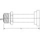 Steel Adapter, 1.00 Inch Code 61 Split Flange To 1-7/16-12 Male O-Ring Face Seal, Straight