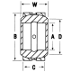 Seal Aligning Bearing, 2.00 Inch ID, 3.19 Inch OD, 1.75 Inch Width