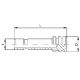 Brass Push Tube Fitting,  Inch Tube OD Plug