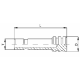 Brass Push Tube Fitting,  Inch Tube OD Plug