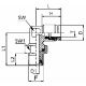 Brass Push Tube Fitting, 0.50 Inch Tube OD To 3/8 NPT Male Swivel, 90 deg Elbow