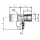 Brass Push Tube Fitting, 0.38 Inch Tube OD Union Tee
