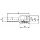 Brass Push Tube Fitting,  Inch Tube OD Reducer