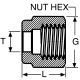 Stainless Steel Duolok Tube Fitting, 0.25 Inch Tube OD Nut