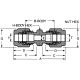 Stainless Steel Duolok Tube Fitting, 0.25 Inch Tube OD Union