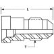 Stainless Steel Adapter, Female JIC 37 deg Flare To 7/16-20 Male JIC 37 deg Flare, Straight Reducer