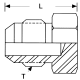 Stainless Steel Adapter, 7/16-20 Male JIC 37 deg Flare Plug