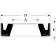 Metal-Clad Urethane Wiper Ring, 0.75 Inch Rod Diameter, 1.25 Inch Wiper OD, 0.31 Inch Height