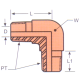 Stainless Steel Adapter, 1/2-14 Male NPT To 1/2-14 Male NPT, 90 deg Elbow