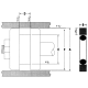 Style 1400 Glass-Filled PTFE Piston Seal, 4.50 Inch Bore Diameter, 4.11 Inch Groove Diameter,  Inch Groove Width