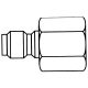 Pressure Washer Quick Coupler, Male Half, 3/8 Inch Coupling, 3/8-18 Female NPT