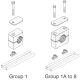 Standard Series Pipe & Tubing Polypropylene Support Clamp, Rail Mountable, Hex Head Bolts With Cover Plate, 13.5 mm mm Size