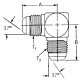 Steel Adapter, 3/8-24 Male JIC 37 deg Flare To 3/8-24 Male JIC 37 deg Flare, 90 deg Elbow