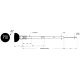 Power Take Off (PTO) Cable, 5 Inch Travel, 120 Inch Length