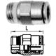 Brass Push>Connect Metric Tube Fitting, 6.00 mm Tube OD To 1/8-28 Male Universal BSPP/BSPT, Straight