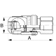 1000/400/500 Series MIL-C-4109 Industrial Interchange Air Swing Coupling, Female Half With Safety Vent, -04 Coupling, 1/4-18 Female NPT
