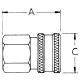 Pressure Washer Quick Coupler, Female Half, 3/8 Inch Coupling, 3/8-18 Female NPT