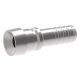 Steel Flat Crimp Fitting, 1-1/4-11-1/2 Male NPT, -20 Hose, Straight