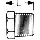 Brass Adapter, 3/4-14 Male NPT To 1/4-18 Female NPT, Bushing