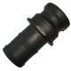Nylon Cam & Groove Adapter, Male Half, 2 Inch Hose Shank