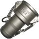 Stainless Steel Cam & Groove Coupler, Female Half, 2 Inch Hose Shank