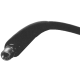 Black Flexible Hose Bend Restrictor, 0.84 Inch Hose ID, 7.00 Inch Long