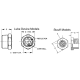 Sight Plug, Electroless Nickel Plated Steel Body, 3/4 NPT Thread