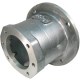 Horizontal Pump/Motor Mounts, Cast Aluminum, SAE A 2(4) Bolt Pump Flange, For 56C 143TC/145TC NEMA Size Motors, 5.25 Inch Face-To-Face