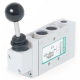 L2 Series 4-Way Manually Operated Pneumatic Valve, Hand Lever, Detent, 1/4 Inch NPT Ports, Up To 79