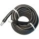 High Pressure Hose Assembly For Pressure Washers , SCHIEFFER HOSE BLACK 4000PSI 100FT W/QDS,  Inch ID Hose, 100 Foot Long, Up To 4000.00 PSI