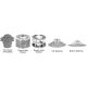 Round Hole Strainer, 4”  ROUND HOLE STRAINER ( RH 40B), 4 in Inch