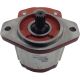 3PE Series Aluminum Gear Pump, 2.86 cu in/rev, 2-Bolt SAE B Mounting Flange, 13T Splined x 1.61 long SAE B Shaft, SAE-20 Side Inlet, SAE-16 Side Outlet, CW Rotation