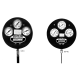 Multi-Gauge, Case: 6.3, Gauge: 1.5 Inch Diameter, Gauge 1: 0 to 600 psi, Gauge 2: 0 to 5000 psi, Vacuum: 30 in Hg to 150 psi