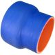Silicone Reducer, Blue, 3 x 4 Inch, 3.00 Inch Long