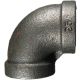 Malleable Iron Pipe Fitting, 3/4 Inch 90 deg Elbow