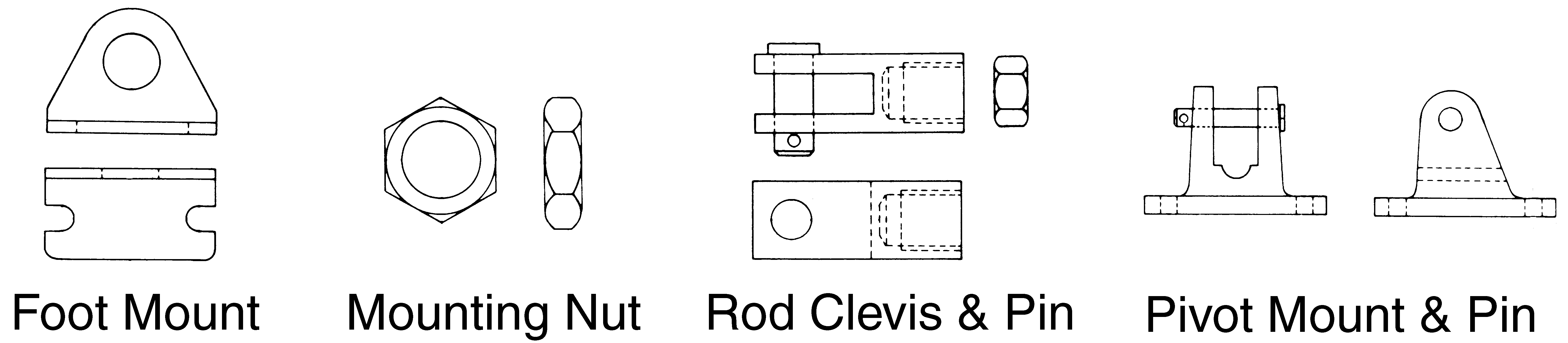AMERICAN CYLINDER CO INC 76 Series Cylinder Accessory M43 Hydraulic
