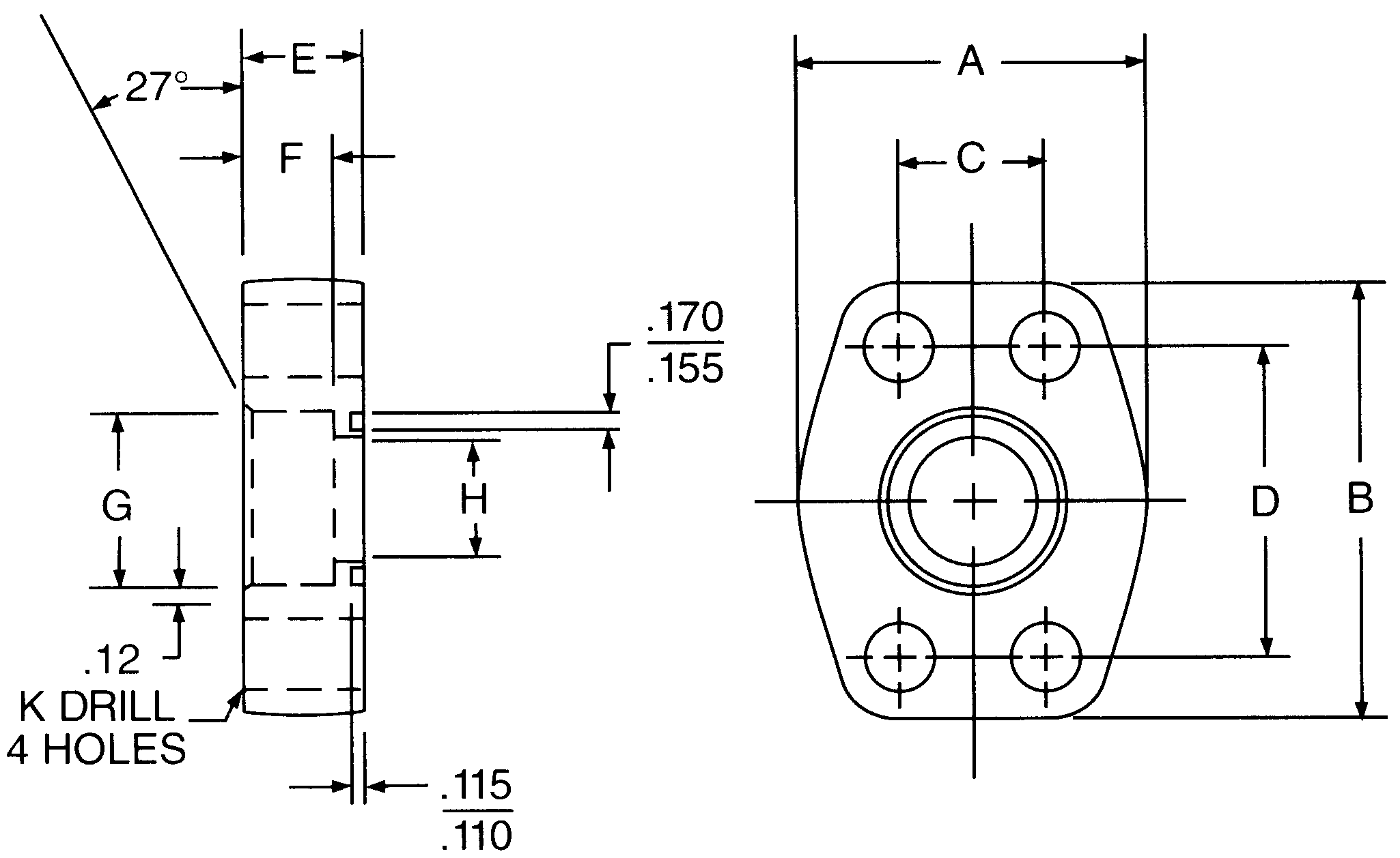 ANCHOR FLUID POWER Steel Code 62 To Female NPT Adapter W593232U